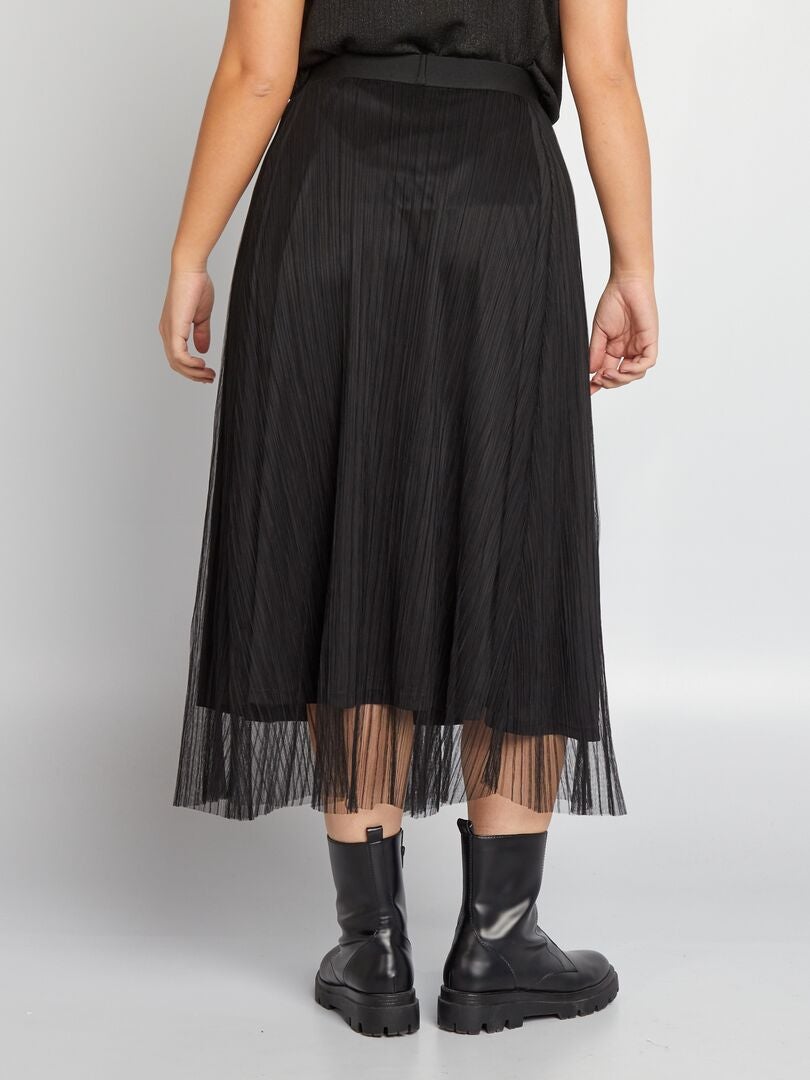 'Only Carmakoma' tule midi-rok - zwart