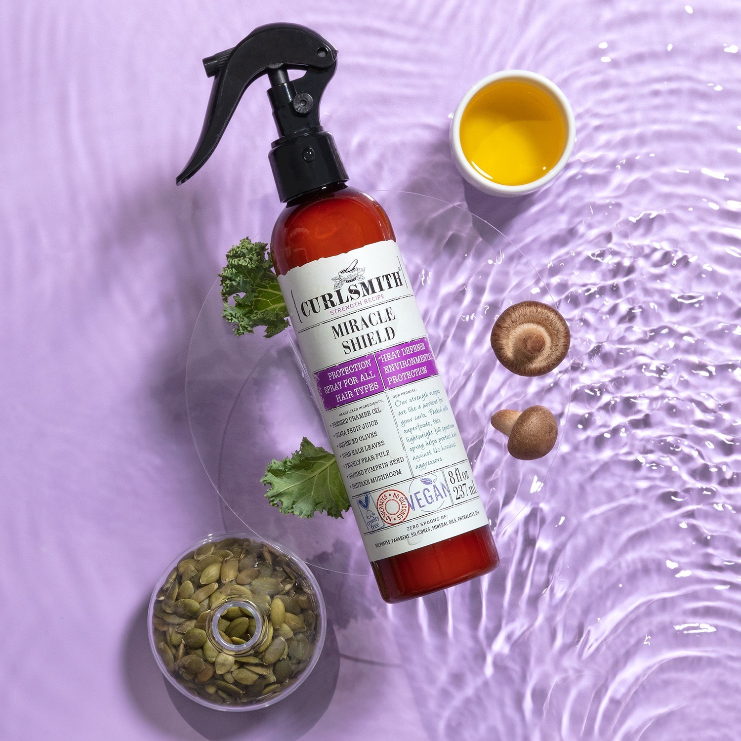 Curlsmith Miracle Shield sprej za zaštitu od topline – 237 ml