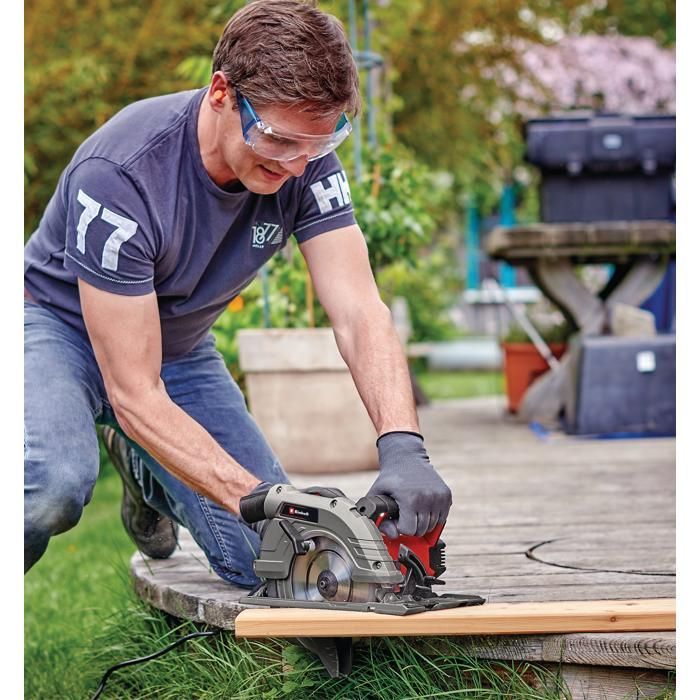 Einhell Scie circulaire 190mm TE-CS 190/1 ( 1500 W, 5 500 tours par minute) Livré avec lame aux carbures de tungstène