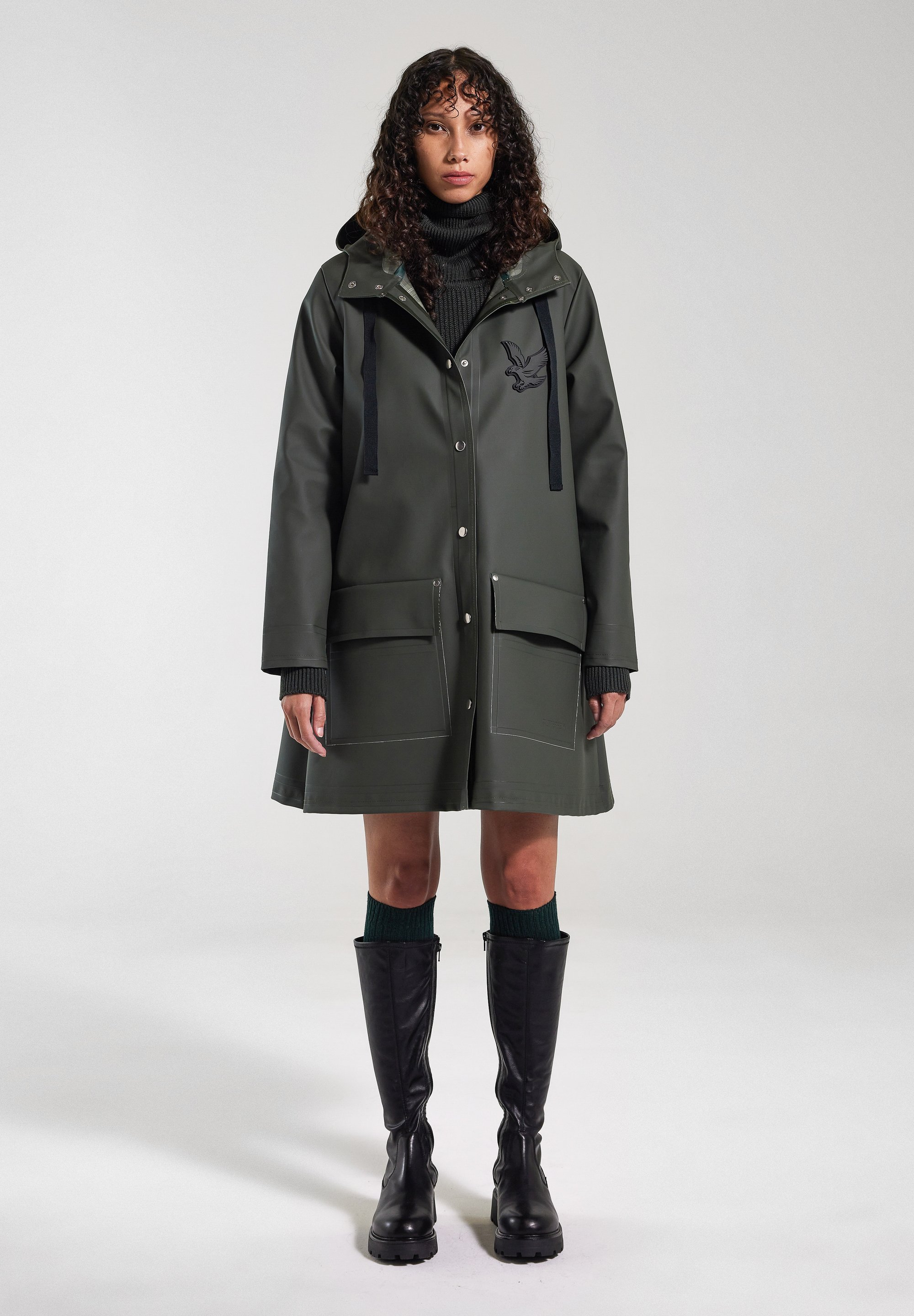 Stutterheim STUTTERHEIM X LYLE & SCOTT JACKET - Parka - zielona
