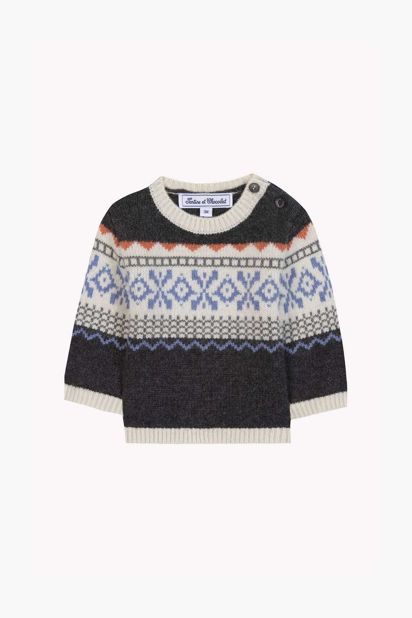 Tartine et Chocolat UNISEX - Sweter - gris foncé