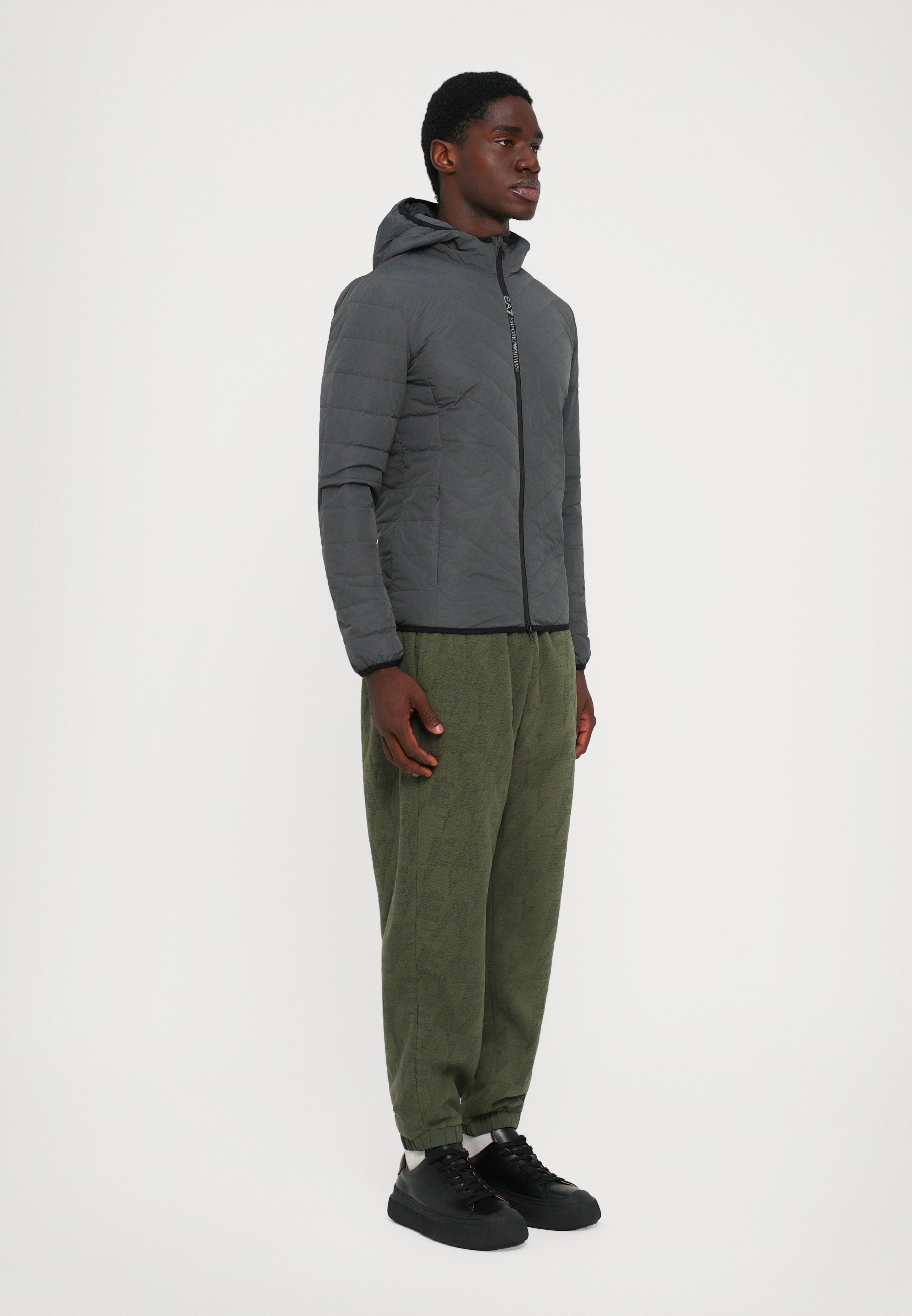 EA7 Emporio Armani TRAIN PREMIUM JACKET - Donsjack - asfalt