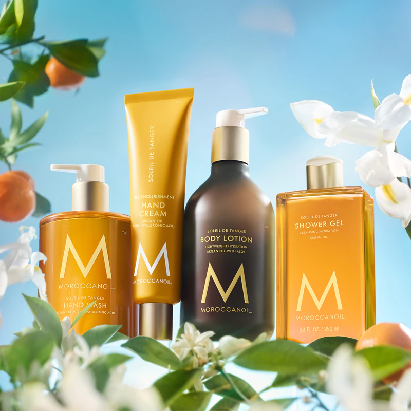 Sabonete líquido para mãos Moroccanoil Body Soleil de Tanger com óleo de argan