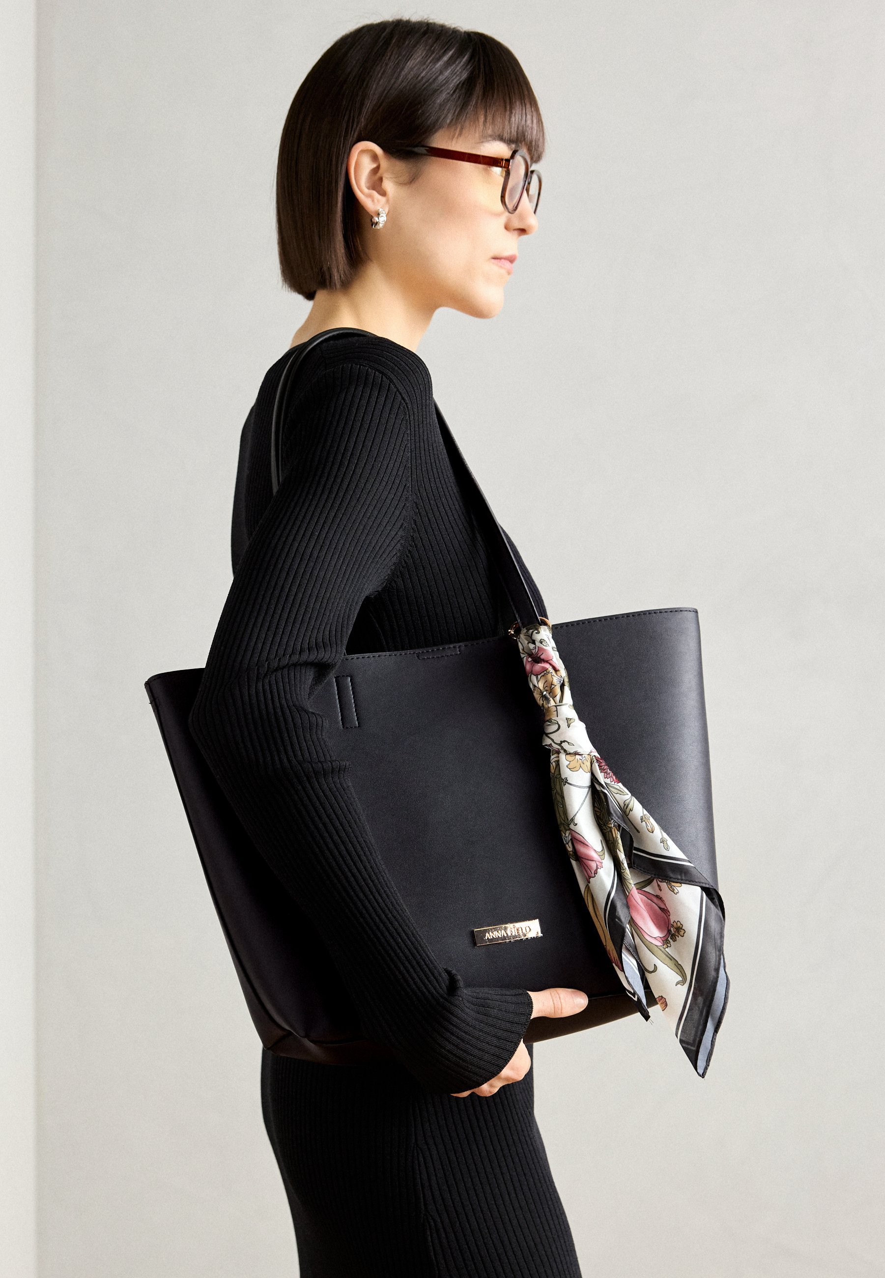 Anna Field SET - Handtas - zwart