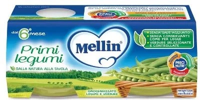 MELLIN Légumineuses homogénéisées Mellin 2 x 80 g Aliment pour bébés