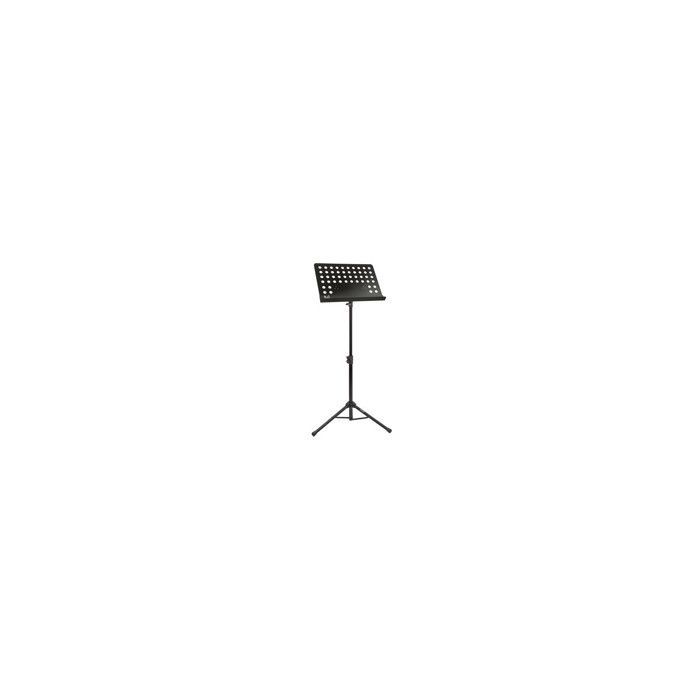 Support de Partitions Perforé Noir avec Réglage de la Hauteur et de l'Angle - NJS080