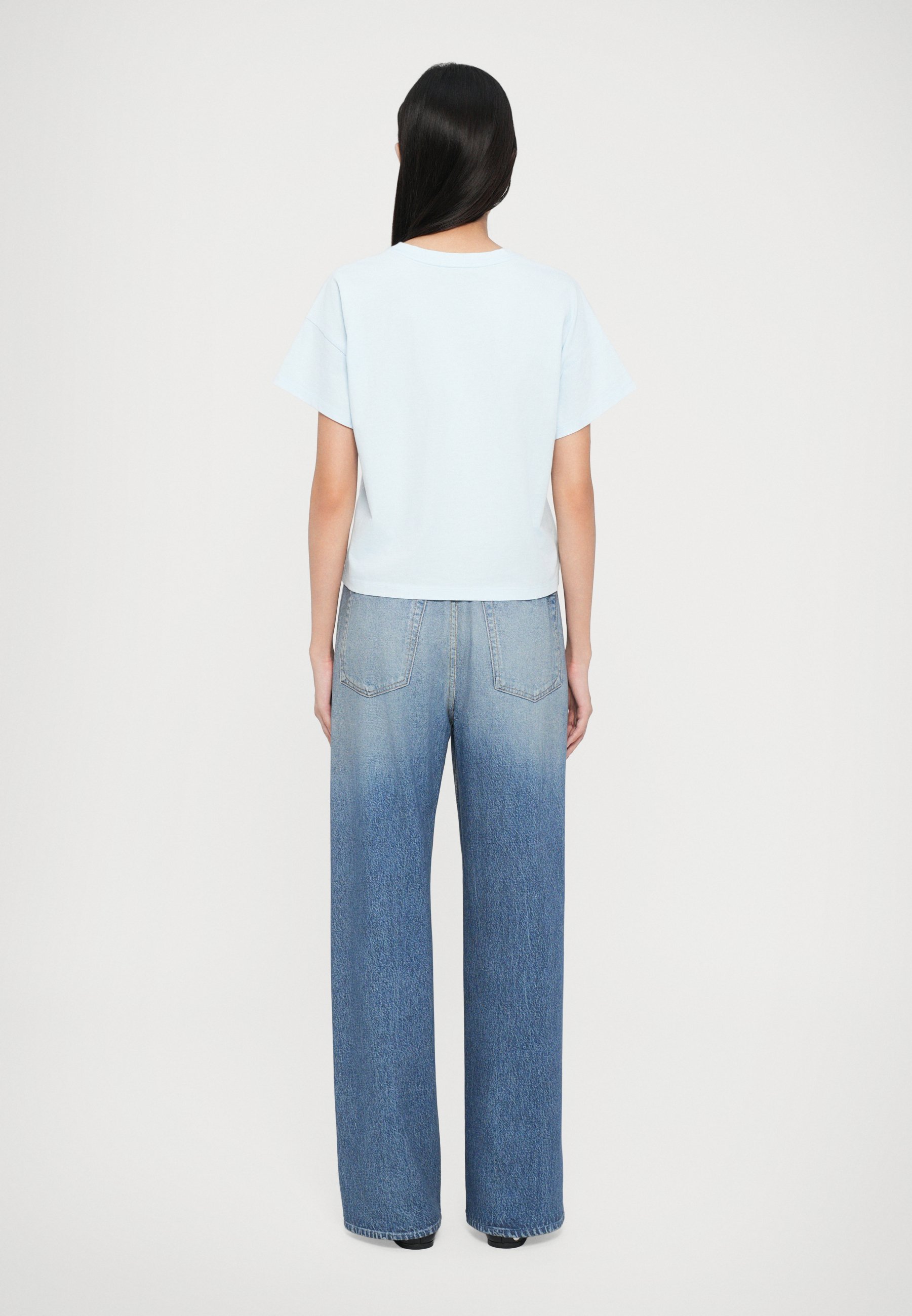 rag & bone KELLY BOXY TEE - Basic T-Shirt - blau