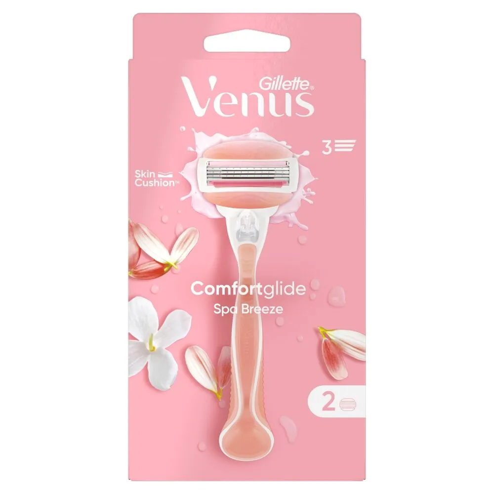 Gillette Venus Comfortglide Breeze Spa Maszynka do golenia + 2 ostrza