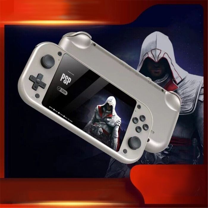 PSP bärbar konsol – 30 000 retrospel, 4,3-tums HD-skärm, 128 GB, 2,5 timmars batteritid
