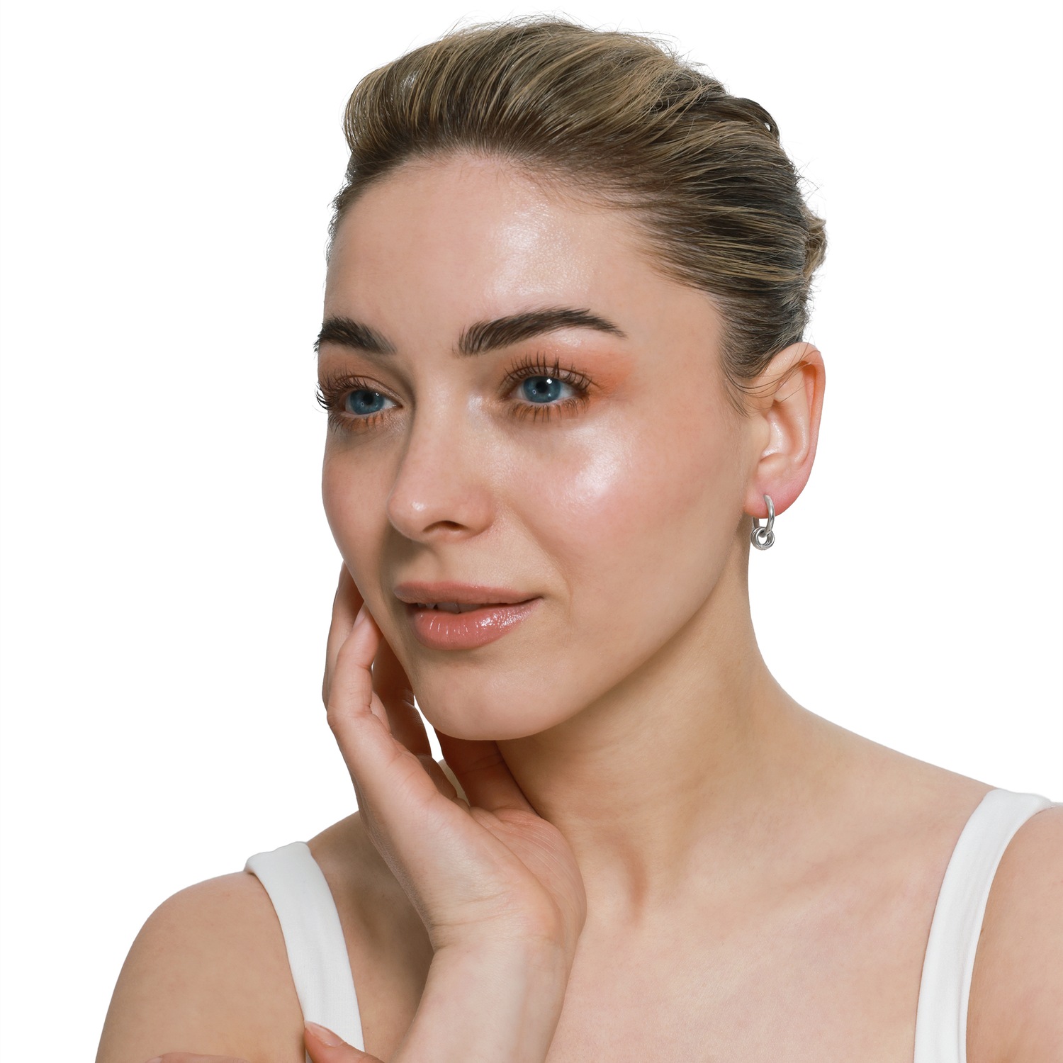 Heideman Boucles d'oreille Sibyl couleur argentée polie