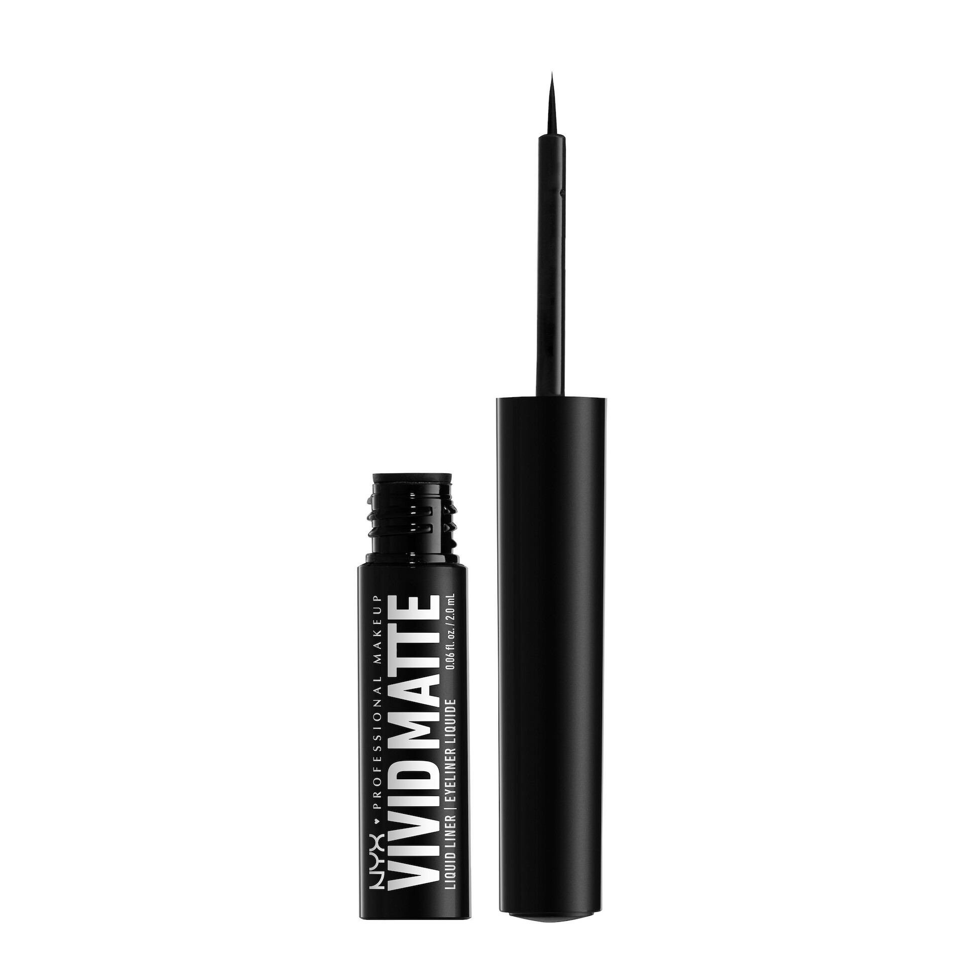 Tuș de ochi lichid mat Vivid Matte 1 Negru - NYX Professional Makeup