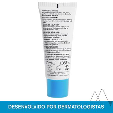 Uriage Eau Thermale Crème d'Eau Riche Illuminating Rich hidratáló krém száraz bőrre 40 ml 40 ml
