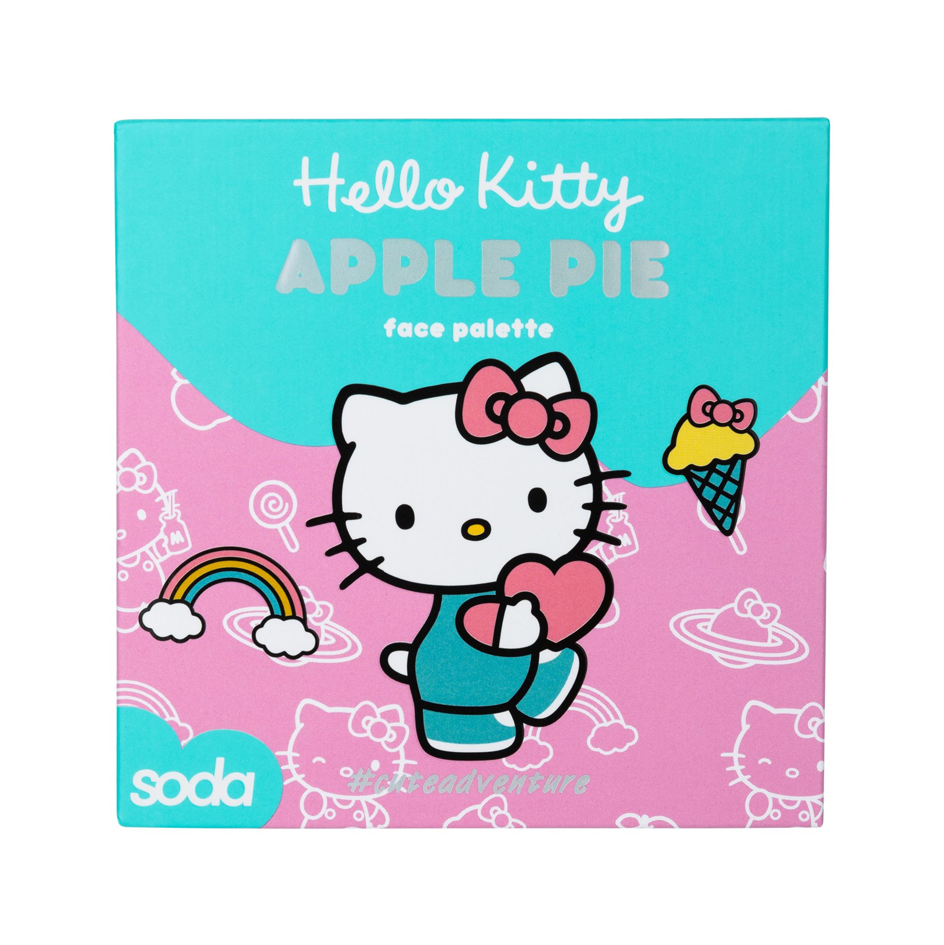 Paleta senčil za obraz Hello Kitty Apple Pie Oblika obraza