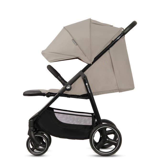 Kinderkraft Trig 3 Beige Stroller with One-Hand Folding