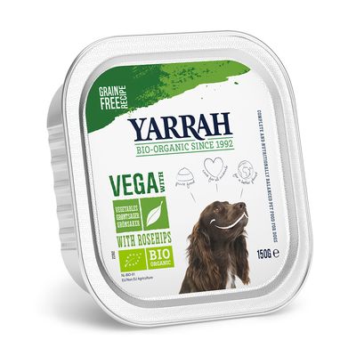 Yarrah Organic Vegetarian Chunks z organicznym owocem dzikiej róży