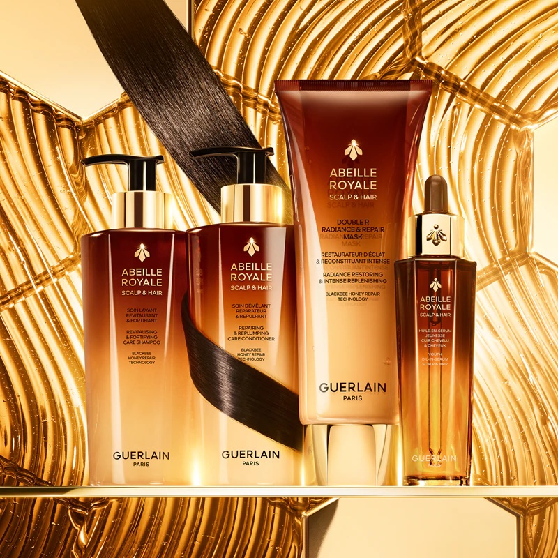 GUERLAIN Abeille Royale Scalp & Hair Youth Oil-In-Serum pomlajevalni serum za lase in lasišče