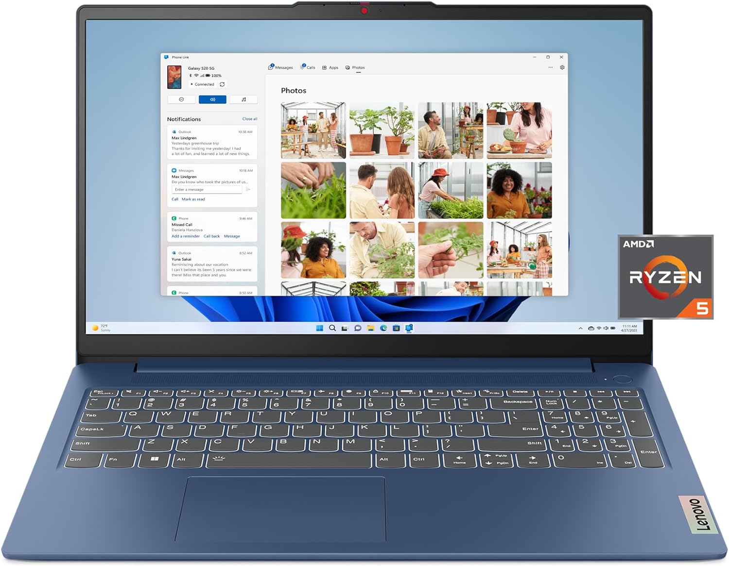 Lenovo IdeaPad Slim 3 - (2023) - Kannettava tietokone jokapäiväiseen käyttöön - Kevyt - Windows 11-15.6