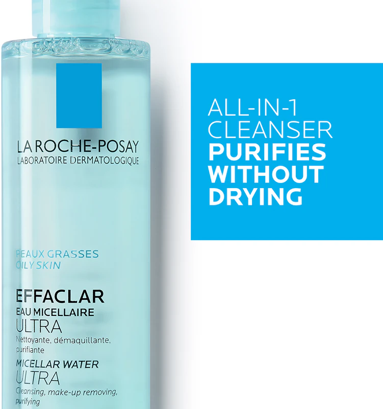 Água Micelar de Limpeza Ultra Effaclar da La Roche-Posay para Pele Problemática
