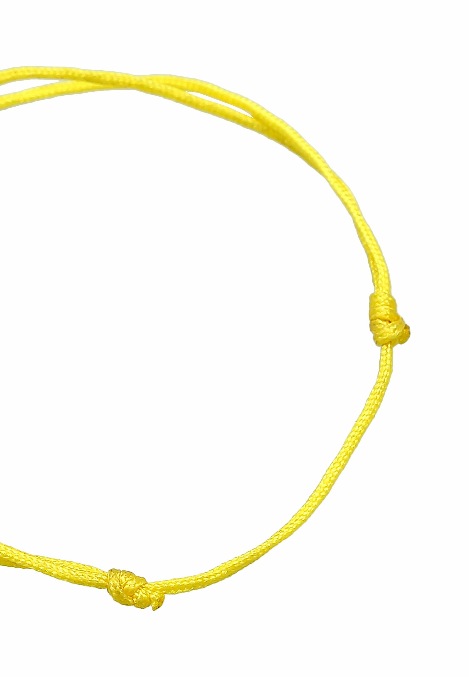 Elli Enfants Melon coloré Nylon rose ajustable en argent sterling 925 plaqué or