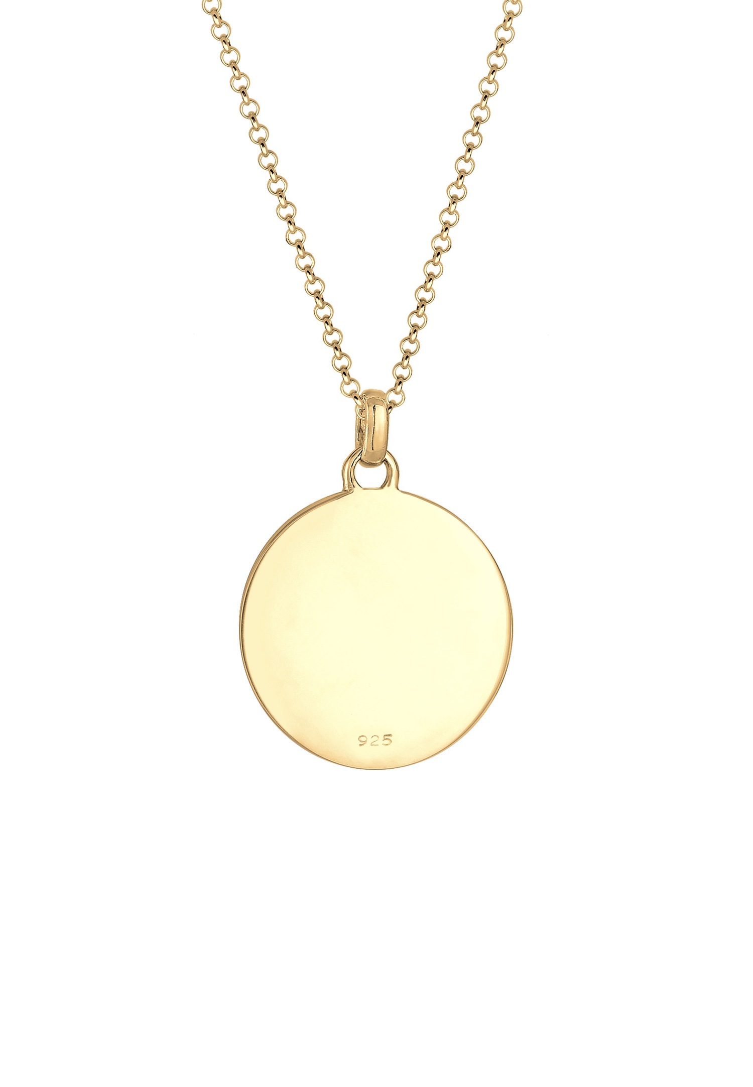 Elli Plaquettaire Antique Boho Festival Collier Femme (925/1000) Argent
