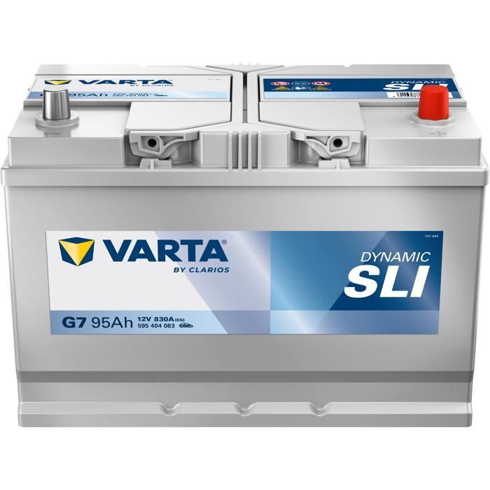(+Batería de coche VARTA G7 derecha) 12V 95AH 830A