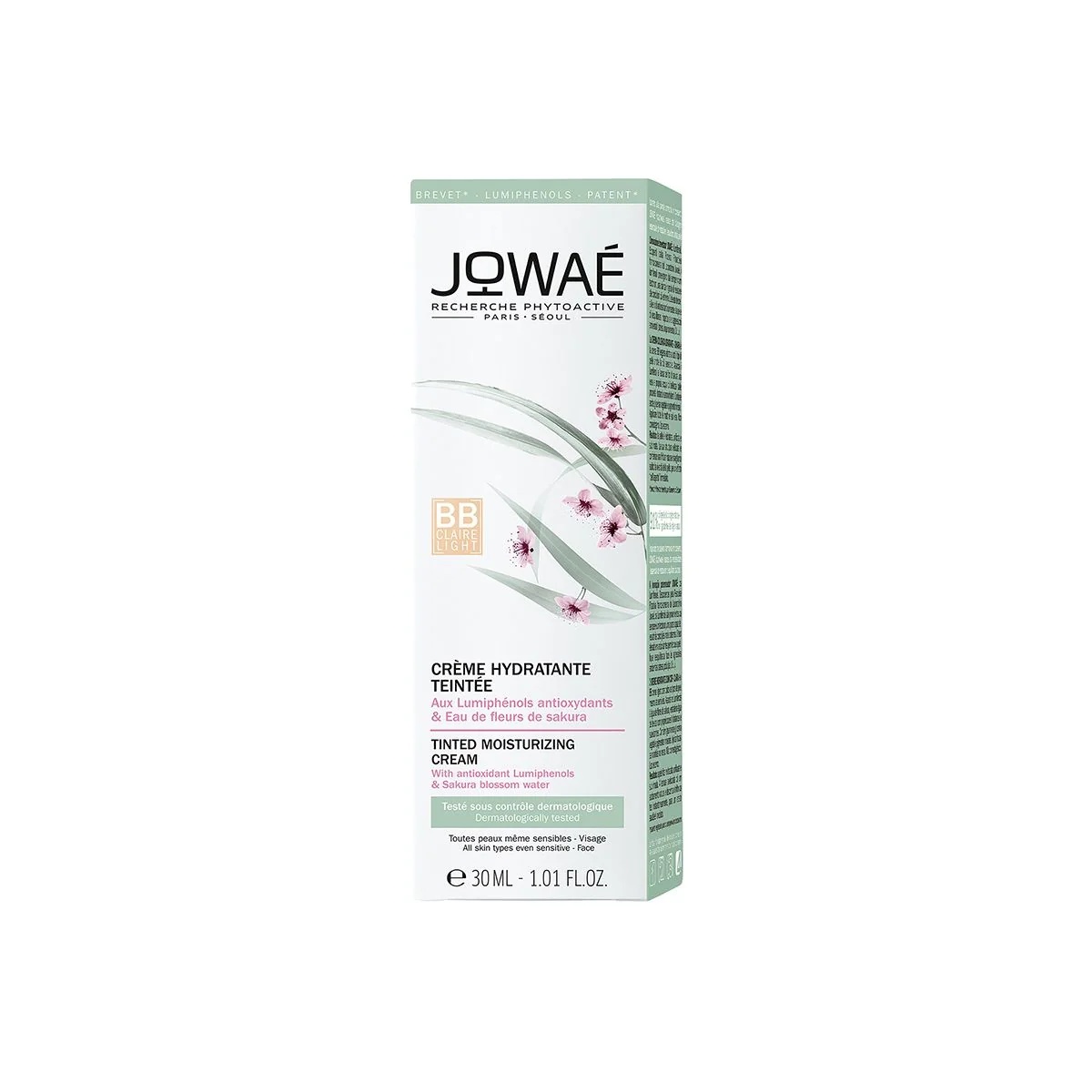 JOWAE Jowaé Licht getinte hydraterende gezichtscrème 30 ml Egaliserende gezichtscrème