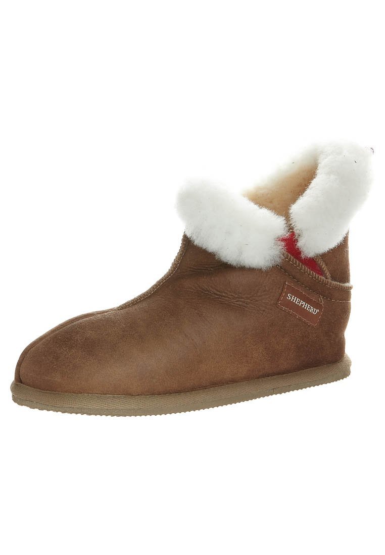 Shepherd BELLA - Pantoufles - cognac antique