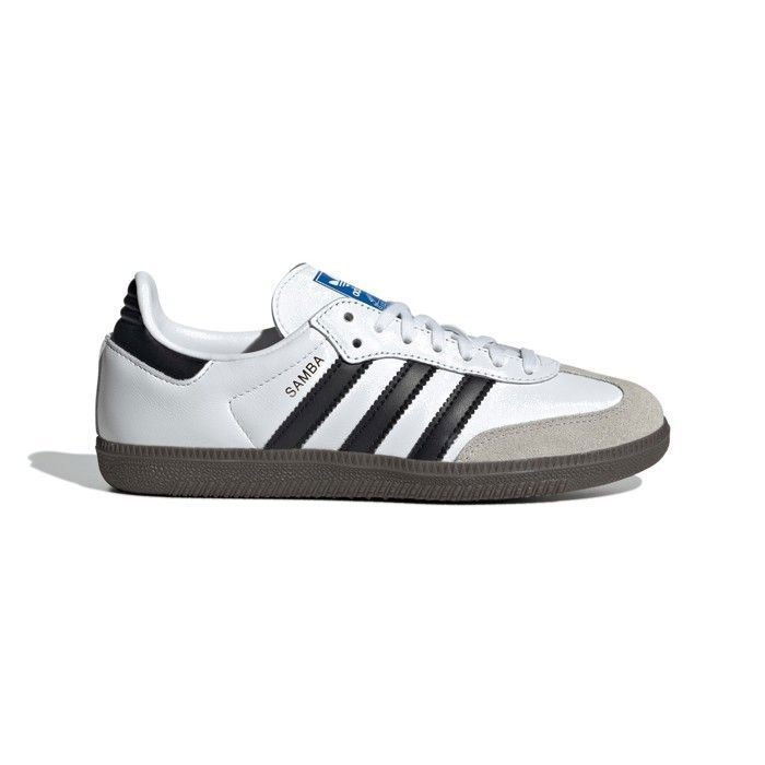 Chaussures - Adidas - Samba Og J - Blanc - Lacets - Synthétique