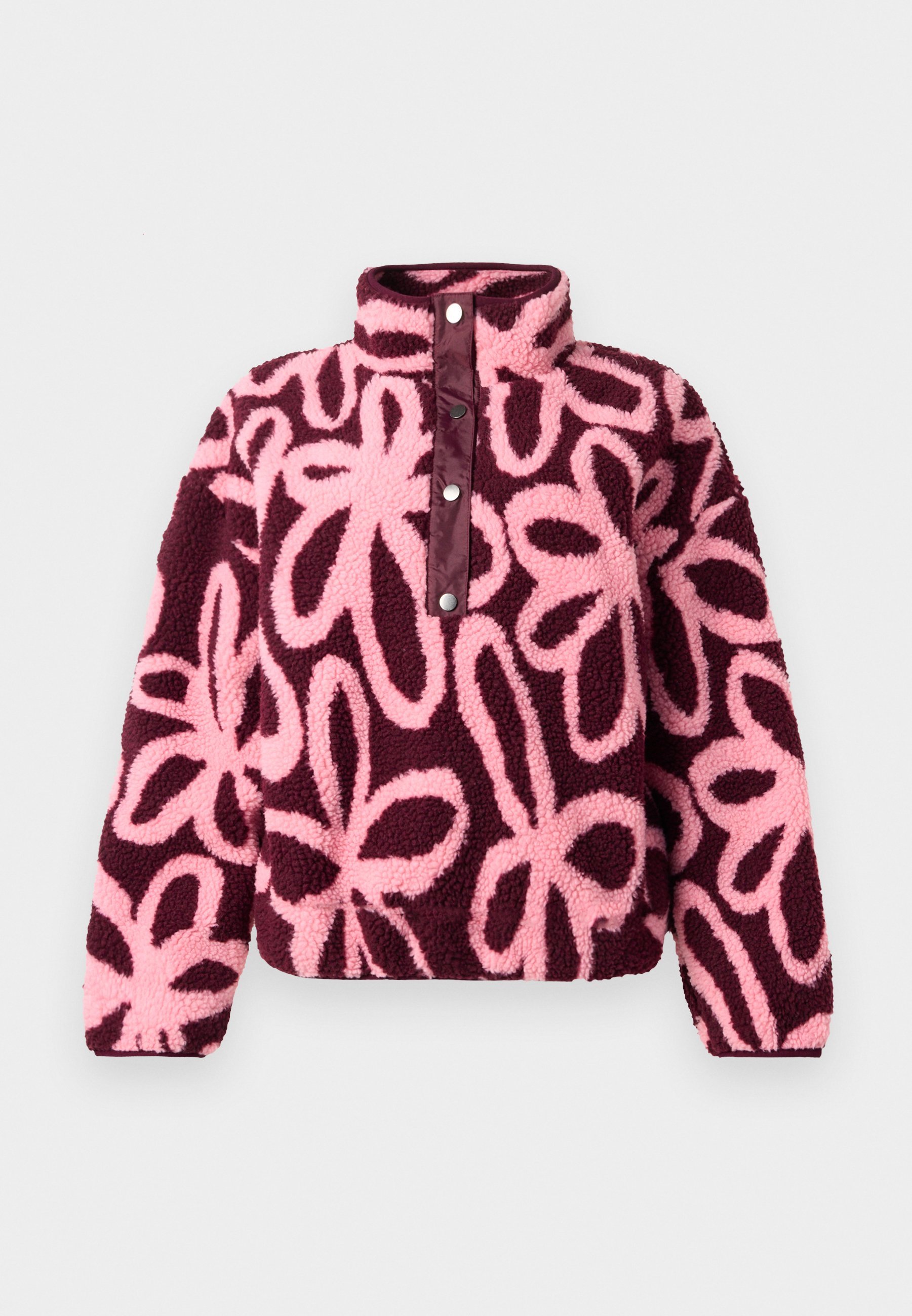 EXCLUSIVITÉ SUR ONLAMY - Pull polaire - bordeaux/rose