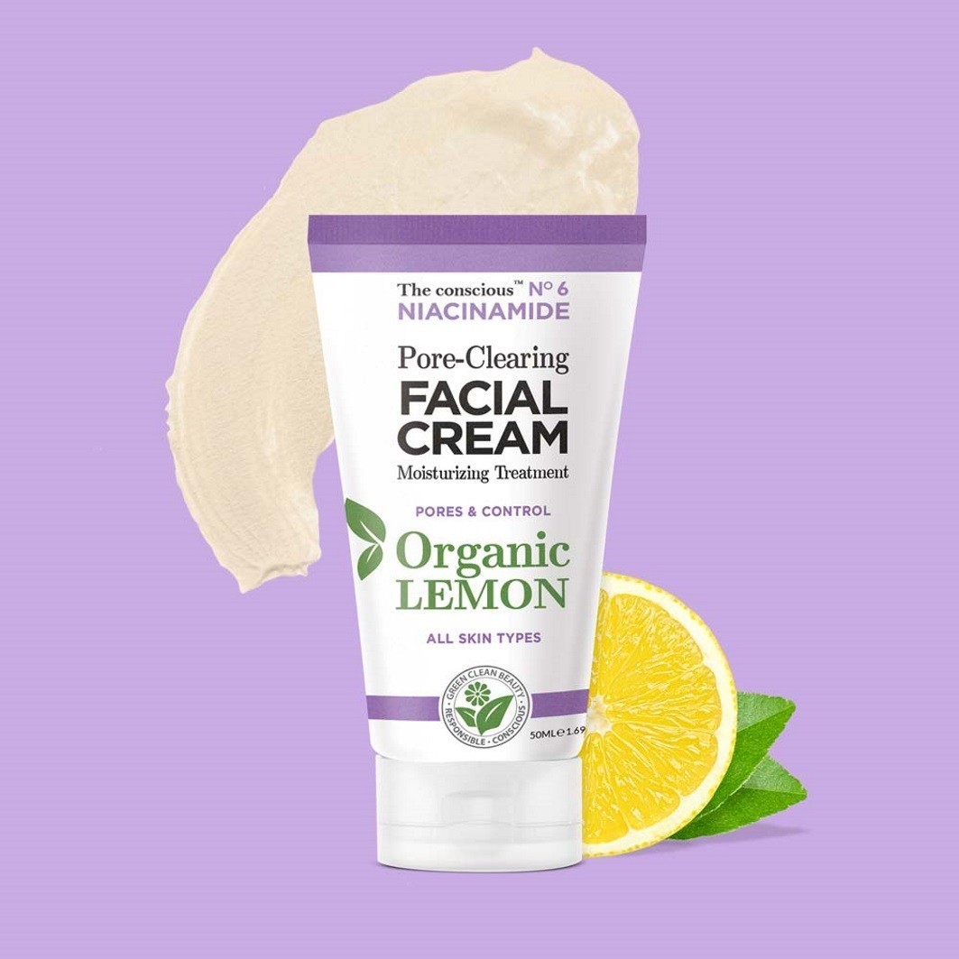 Krema za obraz The conscious™ z niacinamidom za čiščenje por - 50 ml