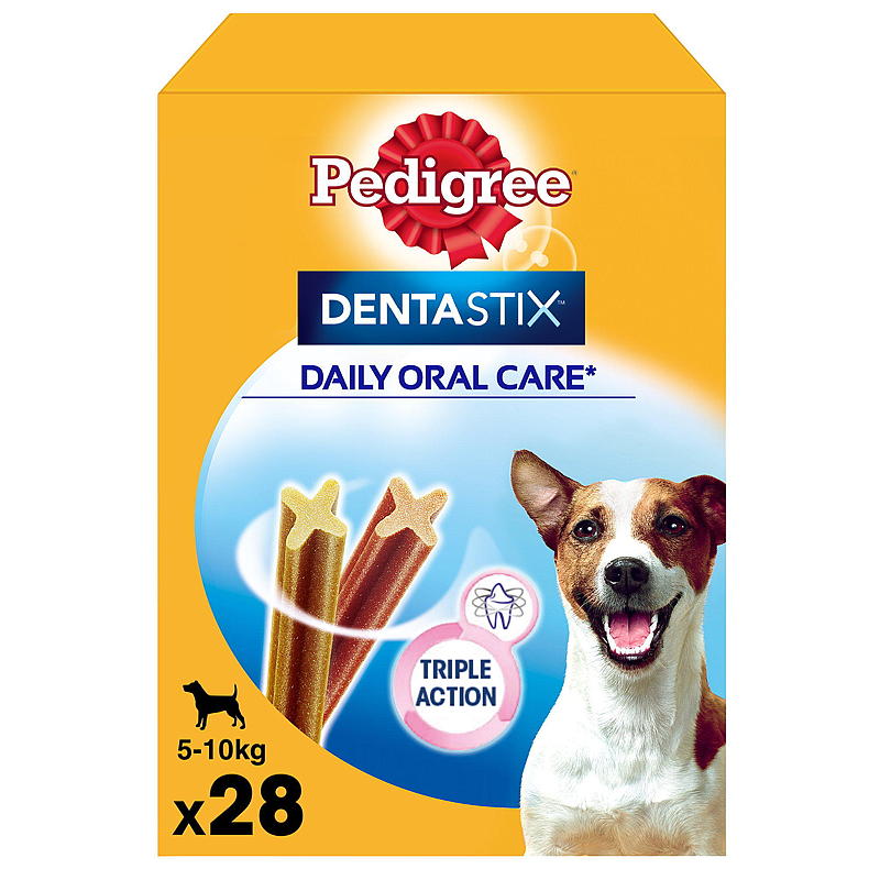 Pedigree Dentastix 28 Stück, kleiner Stammbaum