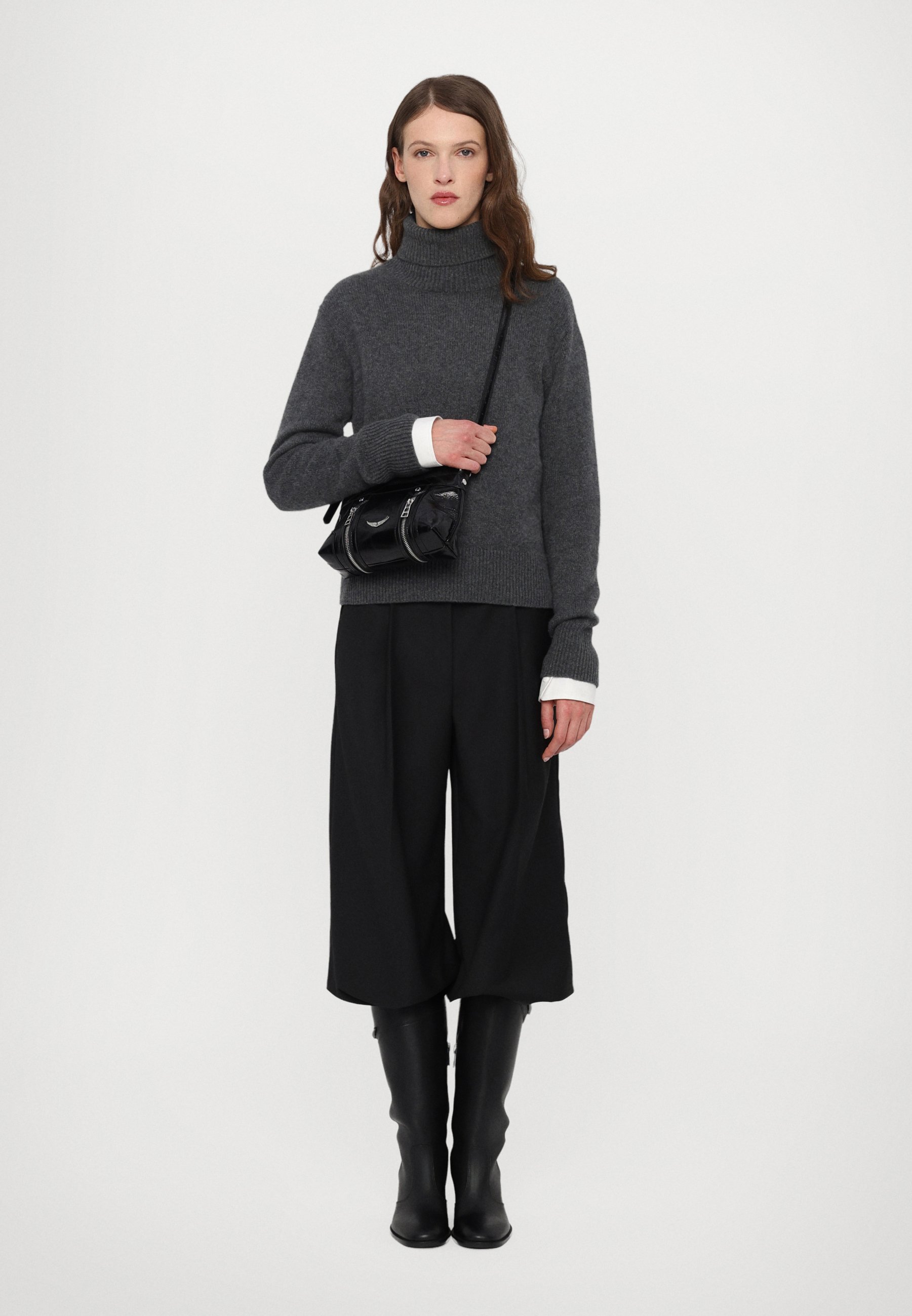 Zadig & Voltaire SUNNY MOOD VINTAGE PATENT - Crossbodytas - noir