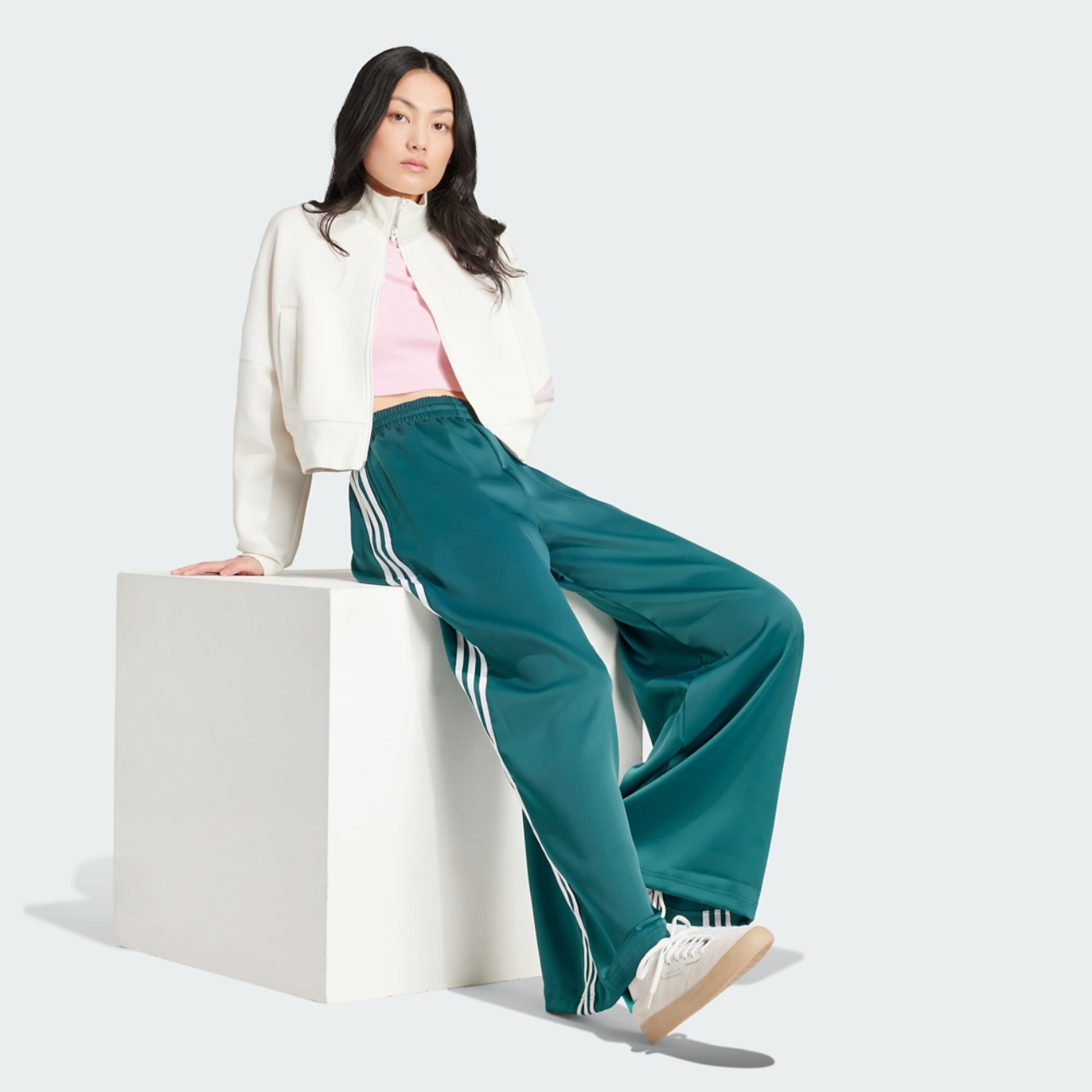 adidas Satin Wide Leg