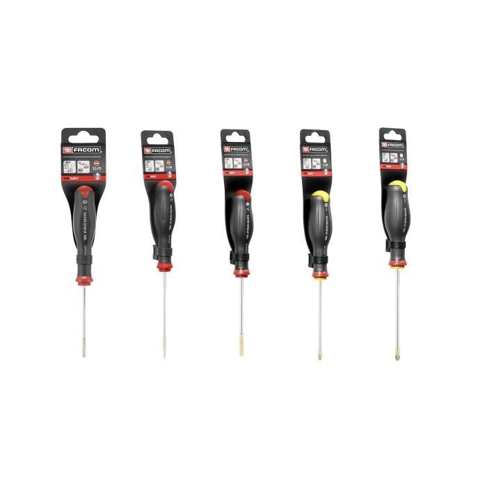 Caisse à outils - FACOM - TBX1M.PB + 20 outils - 5 Tournevis Protwist + 9 Clés mâles + 4 Clés à fourche + Marteau rivoir + Pince