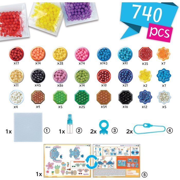 Le kit Stitch - AQUABEADS - 700 perles - Dès 4 ans
