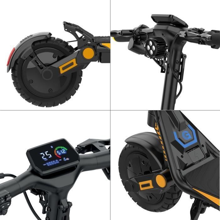 Electric scooter - URBANGLIDE - All Road 6 2x2 - 800 W - 10