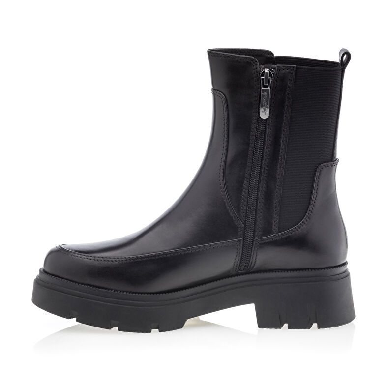 Schwarze Damenstiefel / Stiefeletten