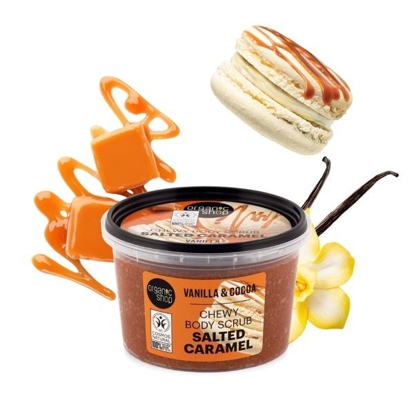Organic Shop Salted Caramel Body Scrub Vanilj & Kakao 250ml