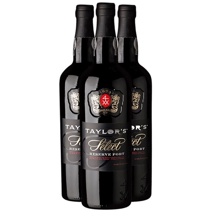 Taylor's Porto Select - Vin Rouge du Portugal (3x75cl) Moelleux