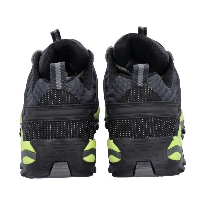 Scarpe da trekking basse impermeabili CMP Rigel - antracite-verde lime - taglia 47