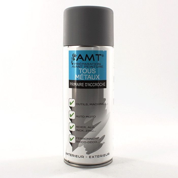 Primer em aerossol - Lata de tinta spray de 330ml - Base para pintura - AMT