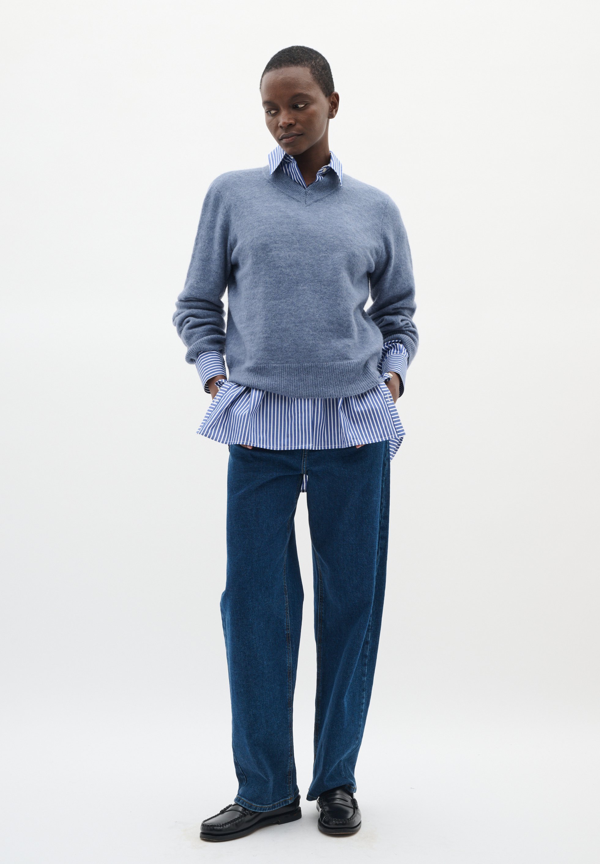 InWear GUNI V-Ausschnitt - Pullover - wilder Wind