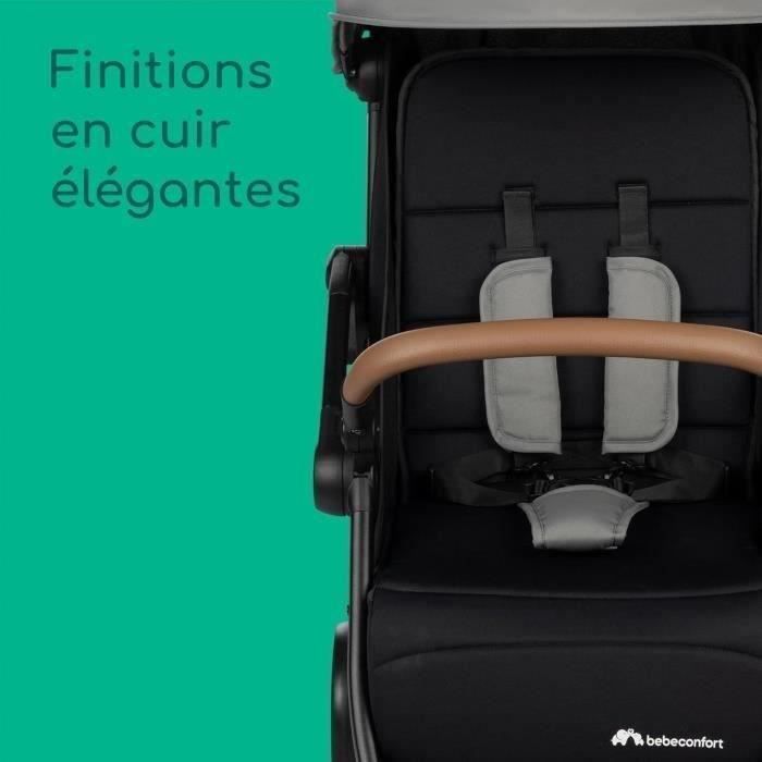 BEBECONFORT SUNLITE, Poussette ultra compacte, confortable et lègère, dès la naissance jusqu'à 4 ans,0 à 22 kg, Tinted Gray