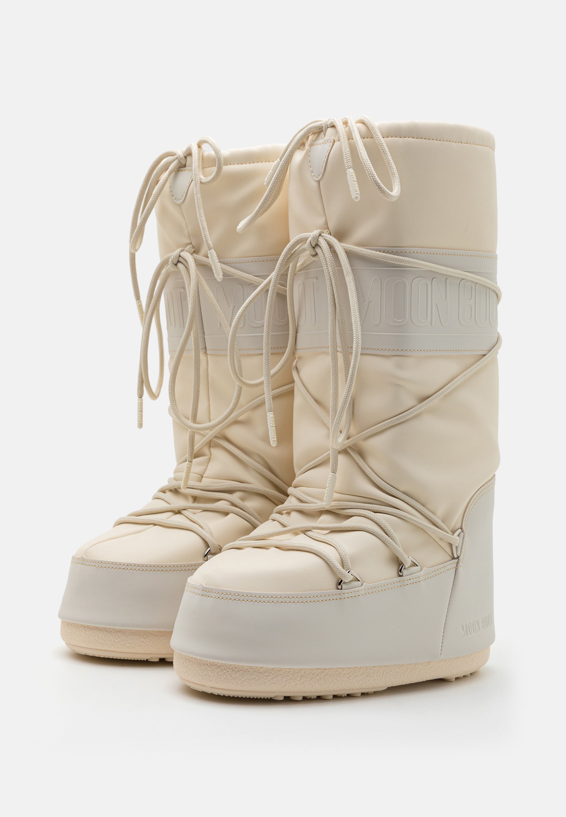 Moon Boot ICON UNISEX - Schnürstiefel - Creme