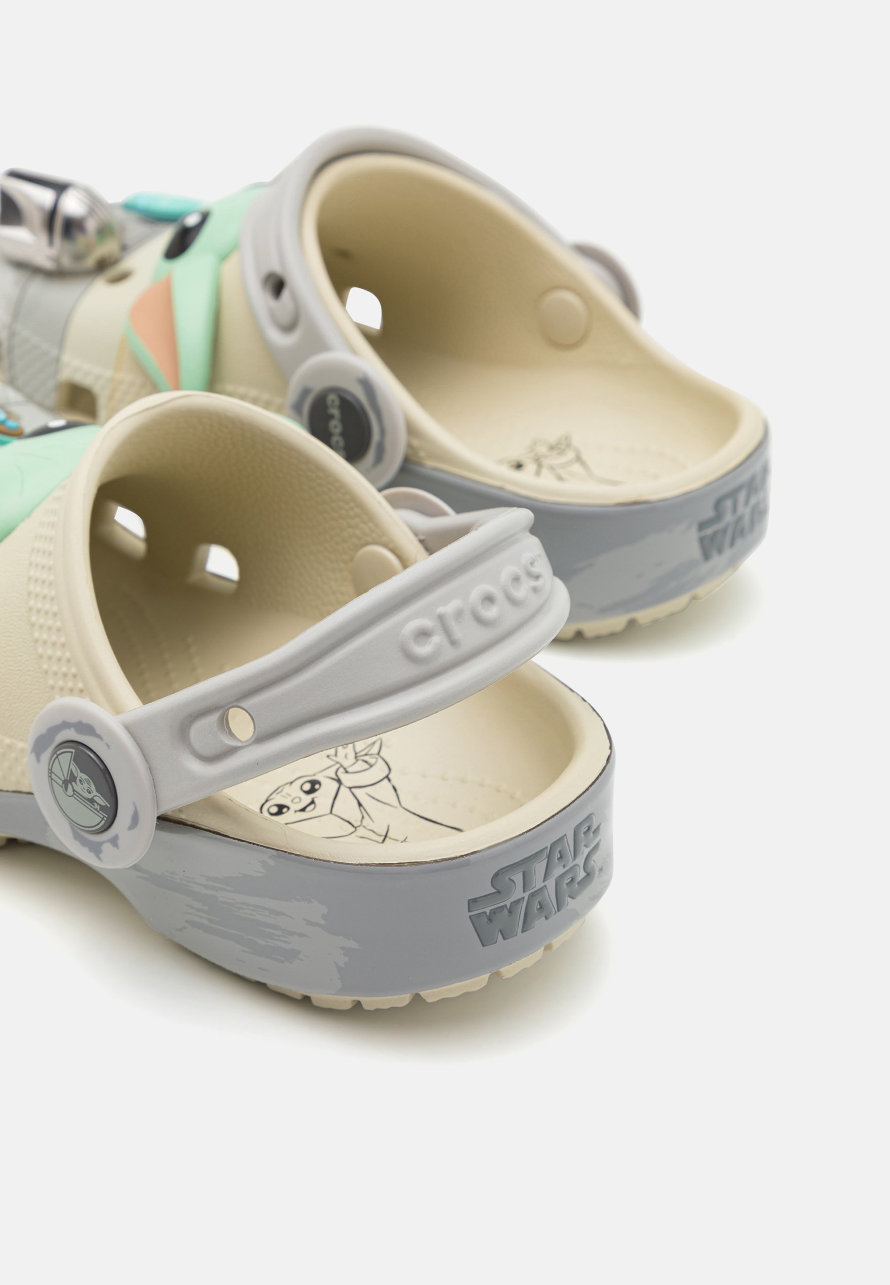Crocs GROGU CLASSIC UNISEX - Muiltjes - bone