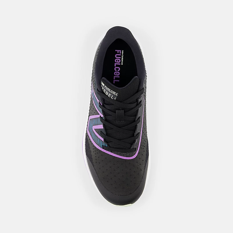 Kids FuelCell Rebel v3 – Zwart met paarse tint en blauwe accenten