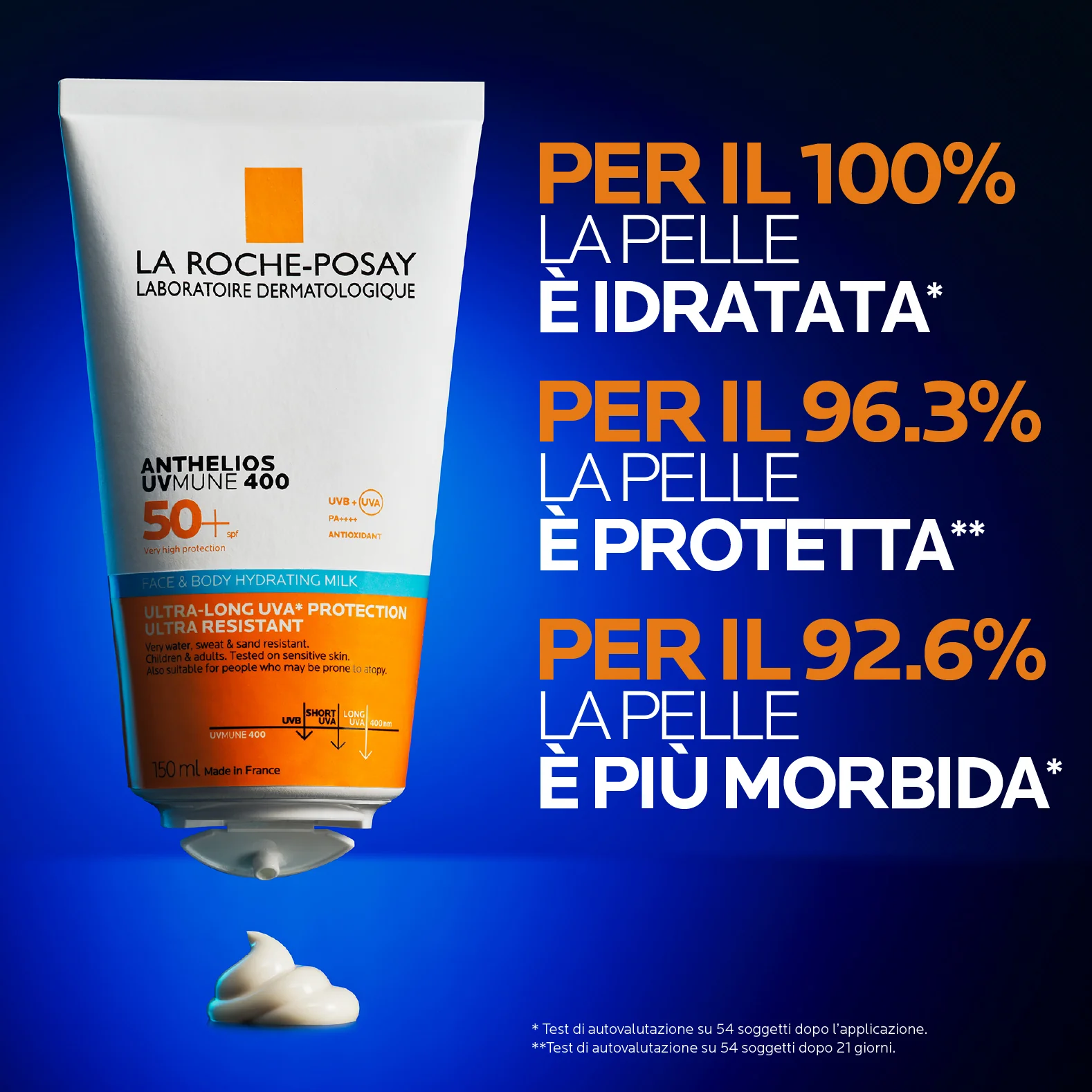 Anthelios UVMune 400 Latte viso e corpo SPF50+ - Latte solare corpo alta prot., Solare viso alta prot.