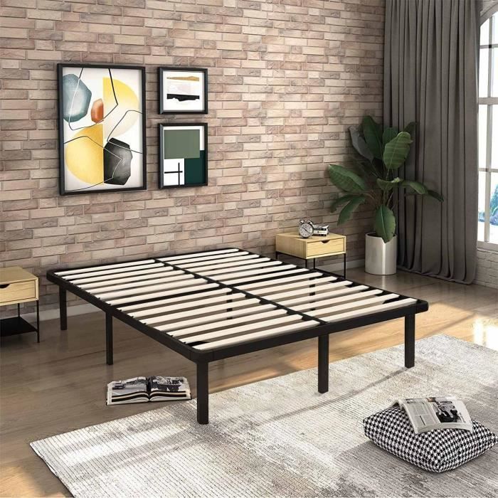 160x200cm Bed Base - Frixovel Slatted Bed Bases with 9 Legs - 160x200 Bed Frame with Slatted Base