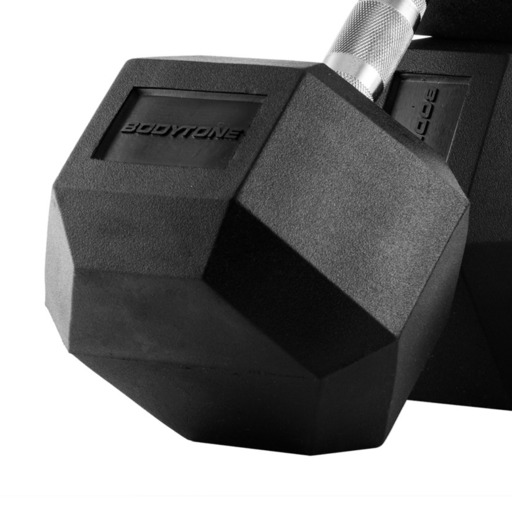  Bodytone Sechseckige Gummihanteln 42 kg (Paar)