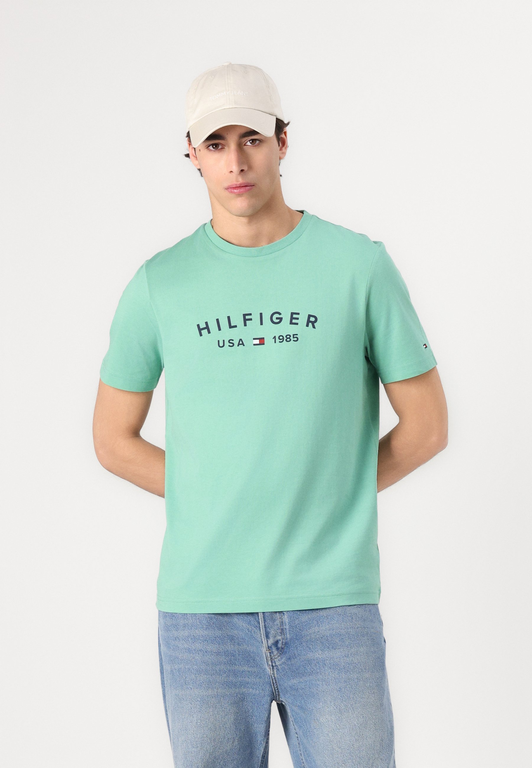 Maglietta Tommy Hilfiger per la Festa del Papà - T-shirt stampata - verde militare